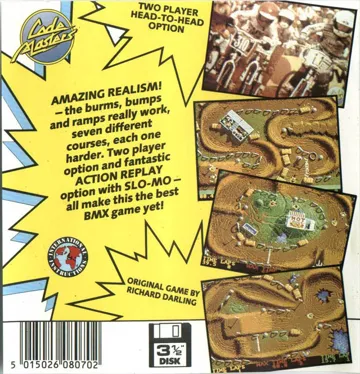 BMX Simulator box cover back